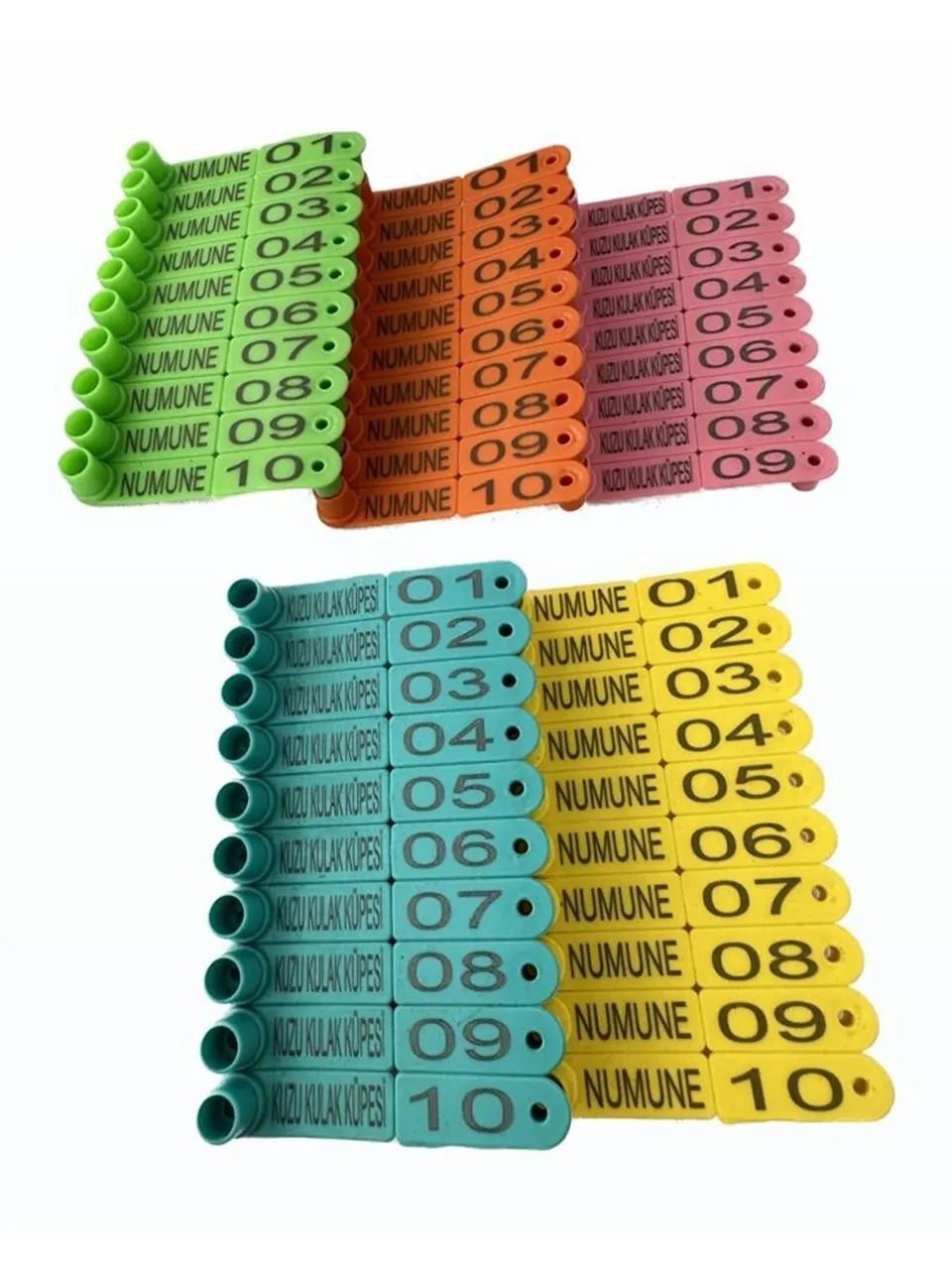 ارقام بطاقات الاذن اصبع للاغنام 