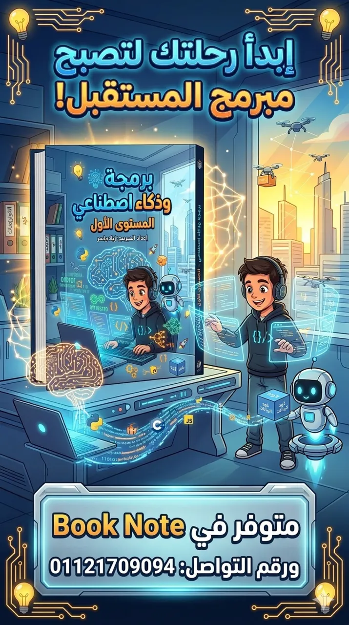 كتاب المستوي الاول في مجال البرمجه اعداد المبرمج زياد ياسر 