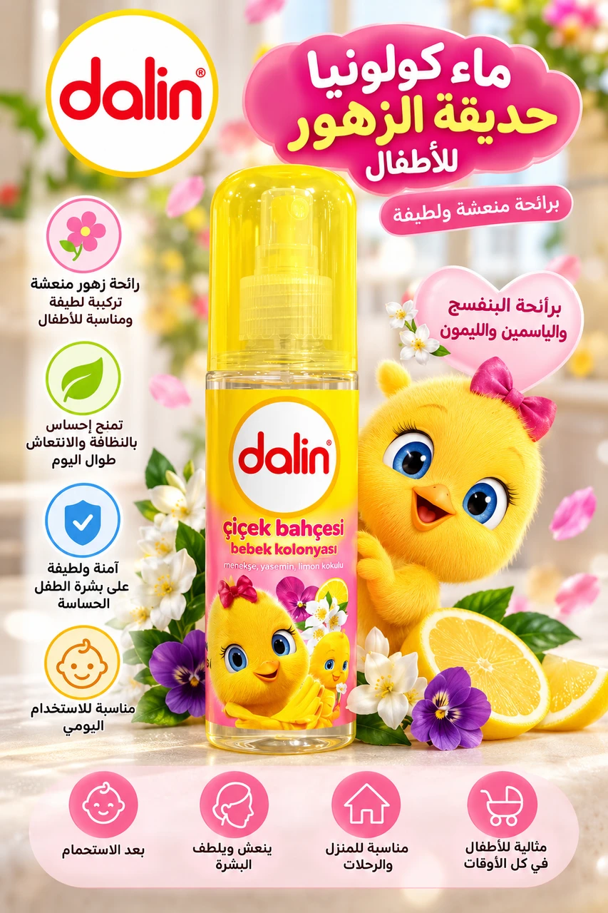 دالين كولونيا حديقة الزهور للأطفال 🌸