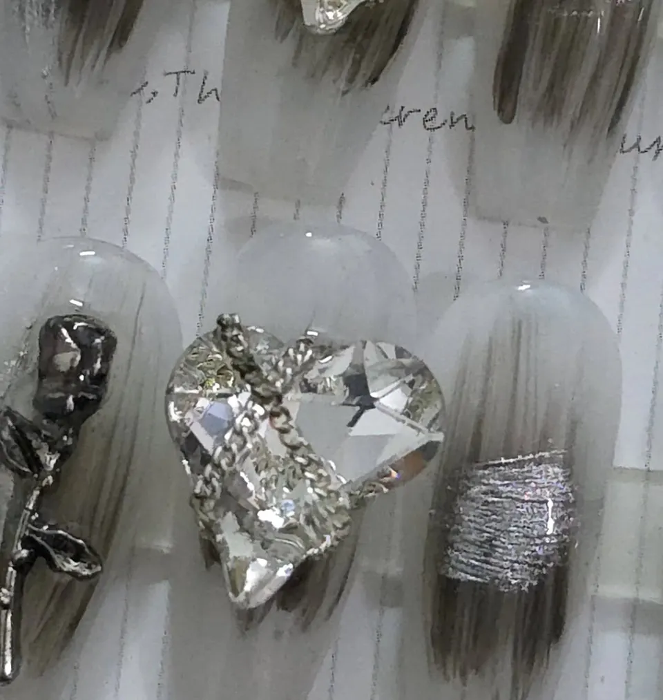 ✧   Chrome Hearts Nails 