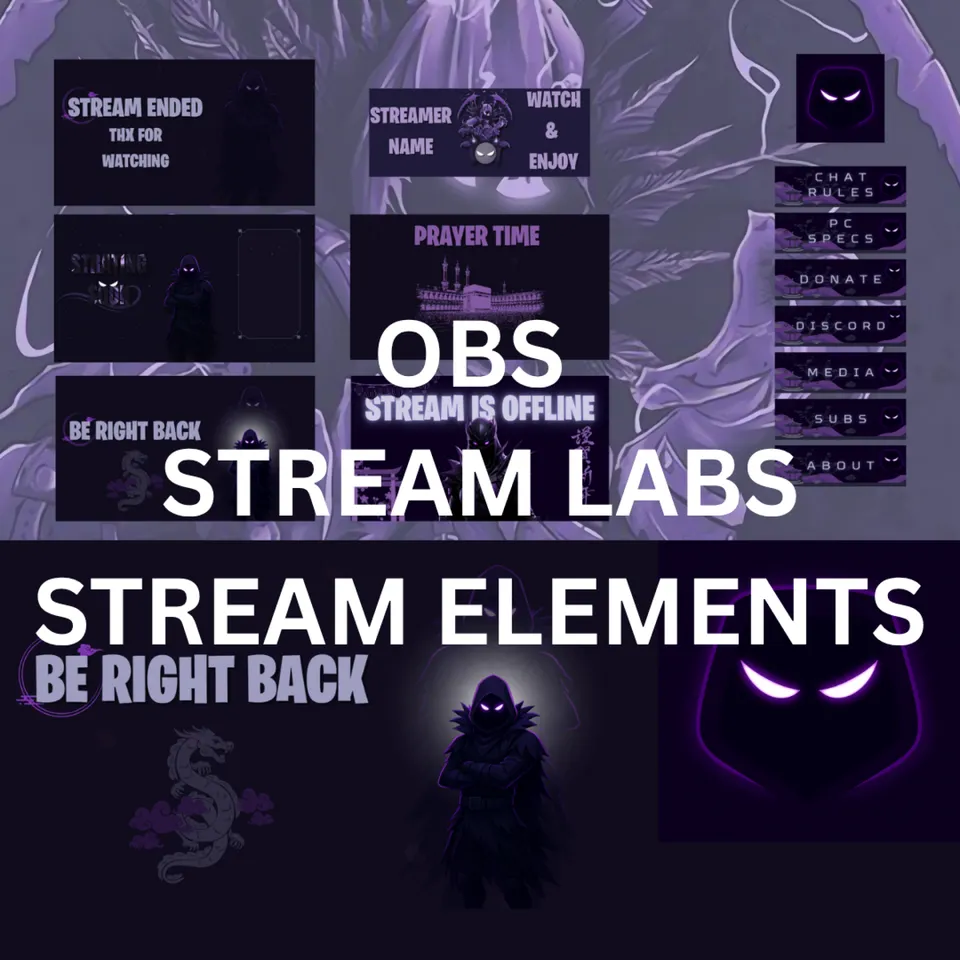 Stream Overlay اوفر لاي او بي اس و ستريم لابس