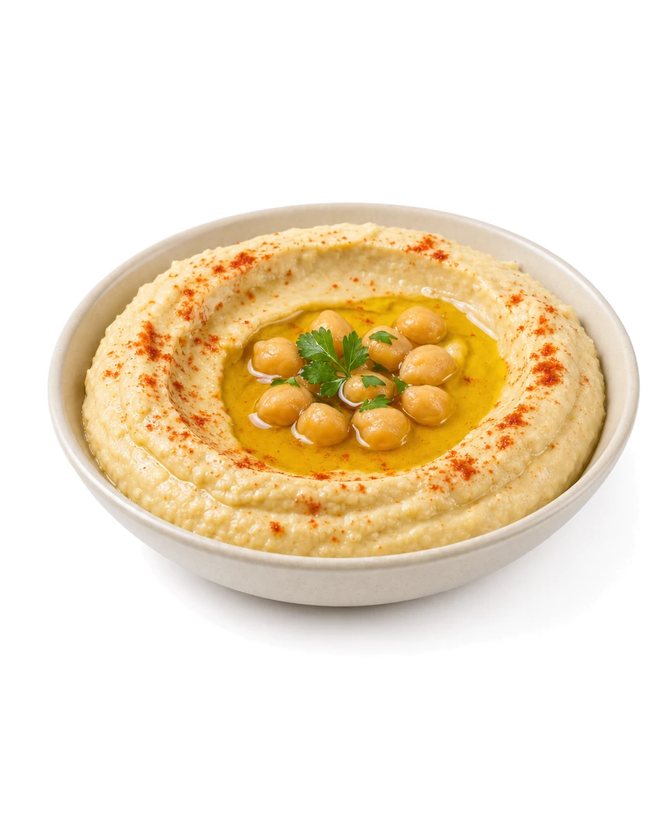 حمص بالطحينة