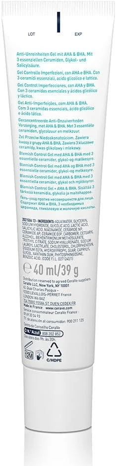 CeraVe Blemish Control Gel Moisturiser
