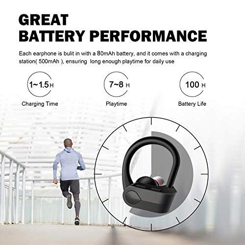 سماعات  CRSCN Bluetooth الرياضية