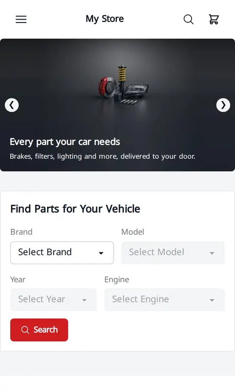 Auto Parts - Cars & Parts store template