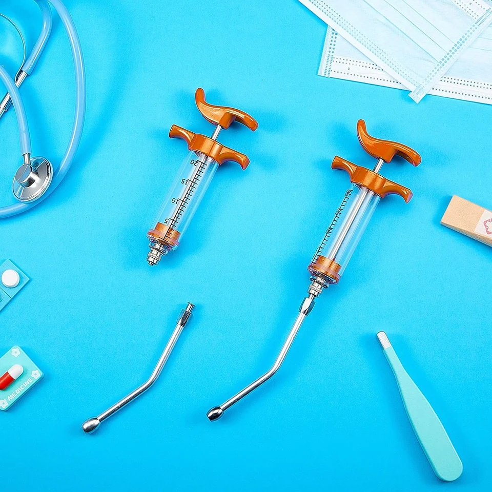 Nylon Dosing Syringe with Input Cannula