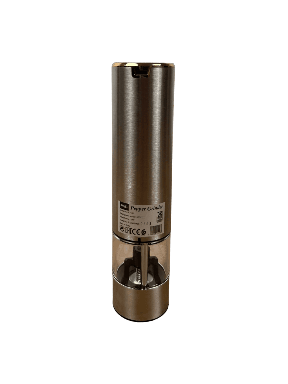 طاحونة فلفل وبهارات قابلة للشحن من RAF