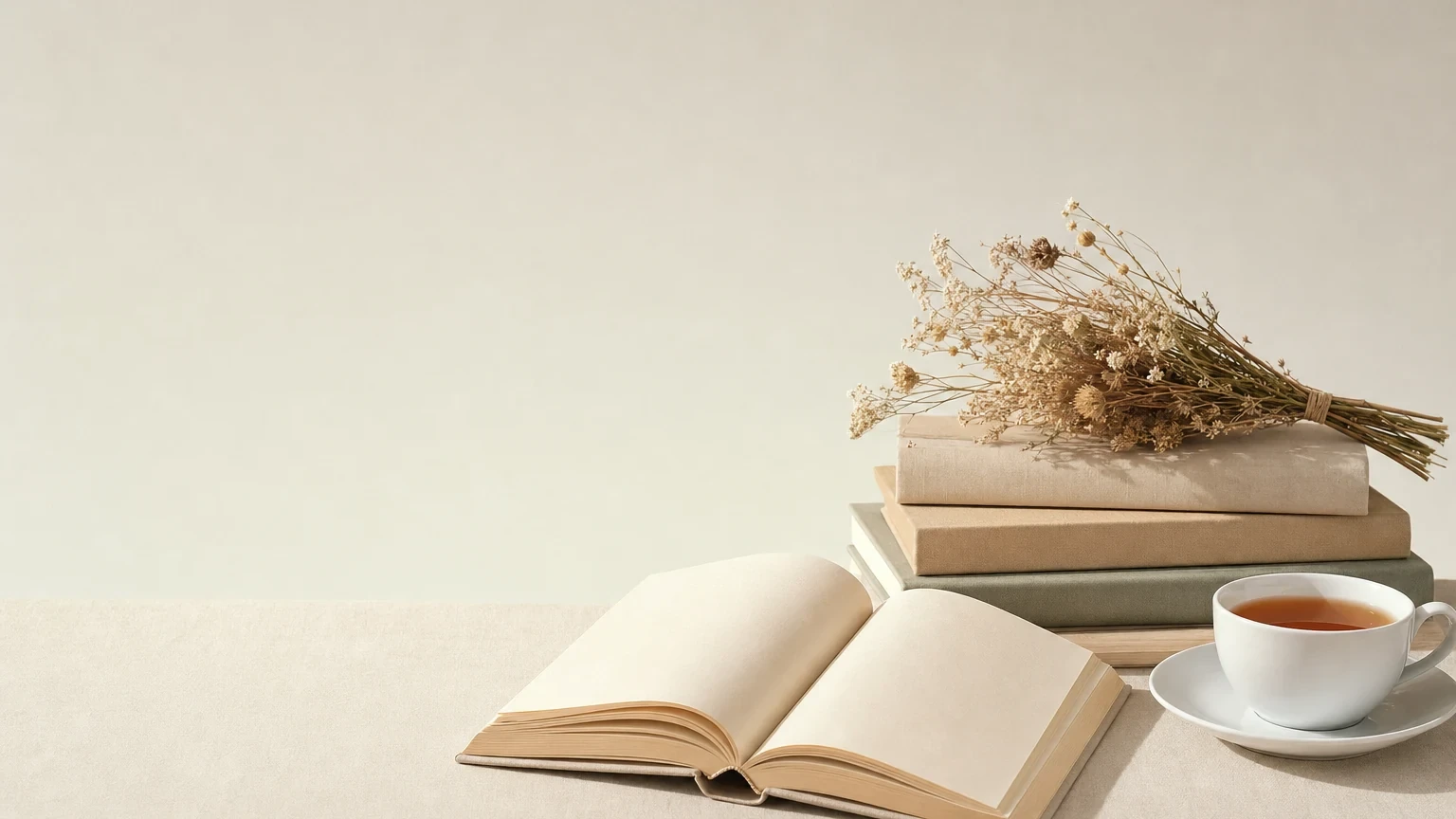 ساعة هادئة مع كتاب جيد