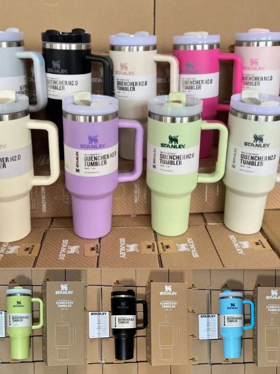 كوب ترمس ستانلي الأصلي مختوم