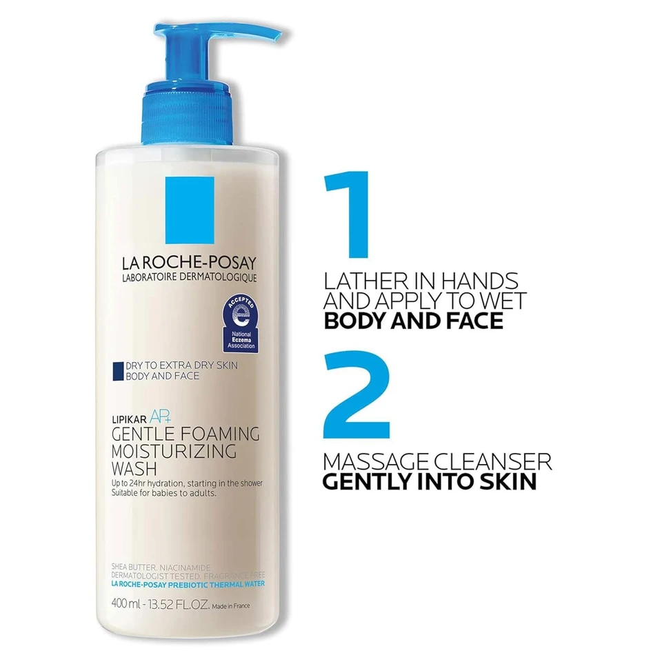 La Roche-Posay Lipikar AP+ Gentle Moisturizing Body Wash 400ml