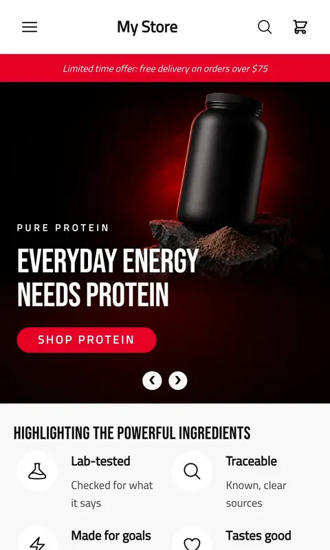 Taqa - Sports & Fitness store template