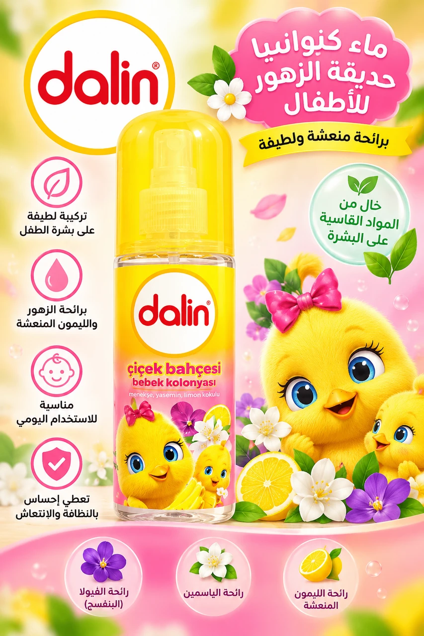 دالين كولونيا حديقة الزهور للأطفال 🌸