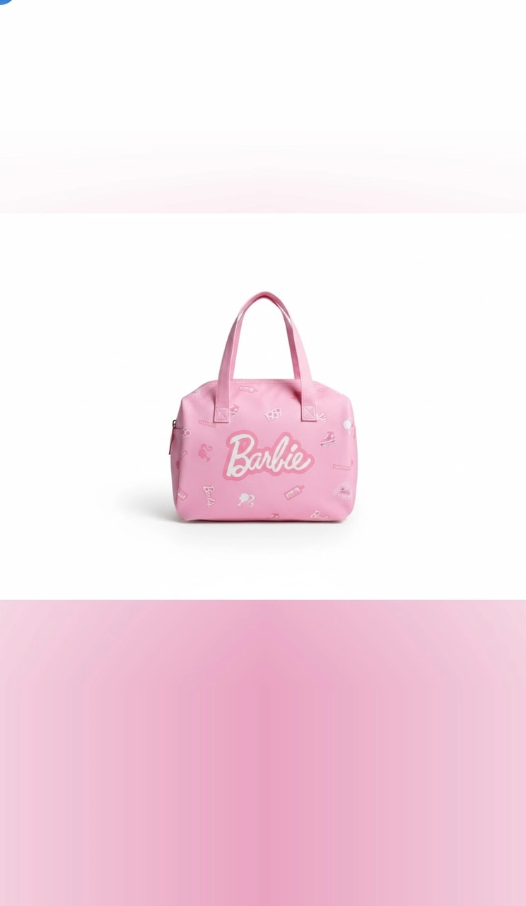 حقيبة باربي وردية مع مقبض علوي – Barbie