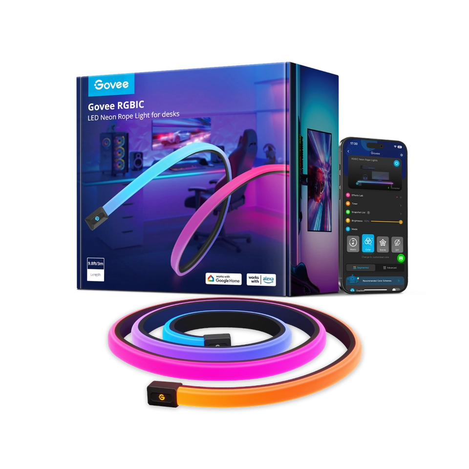 Govee RGBIC LED Neon Rope Light For Desks