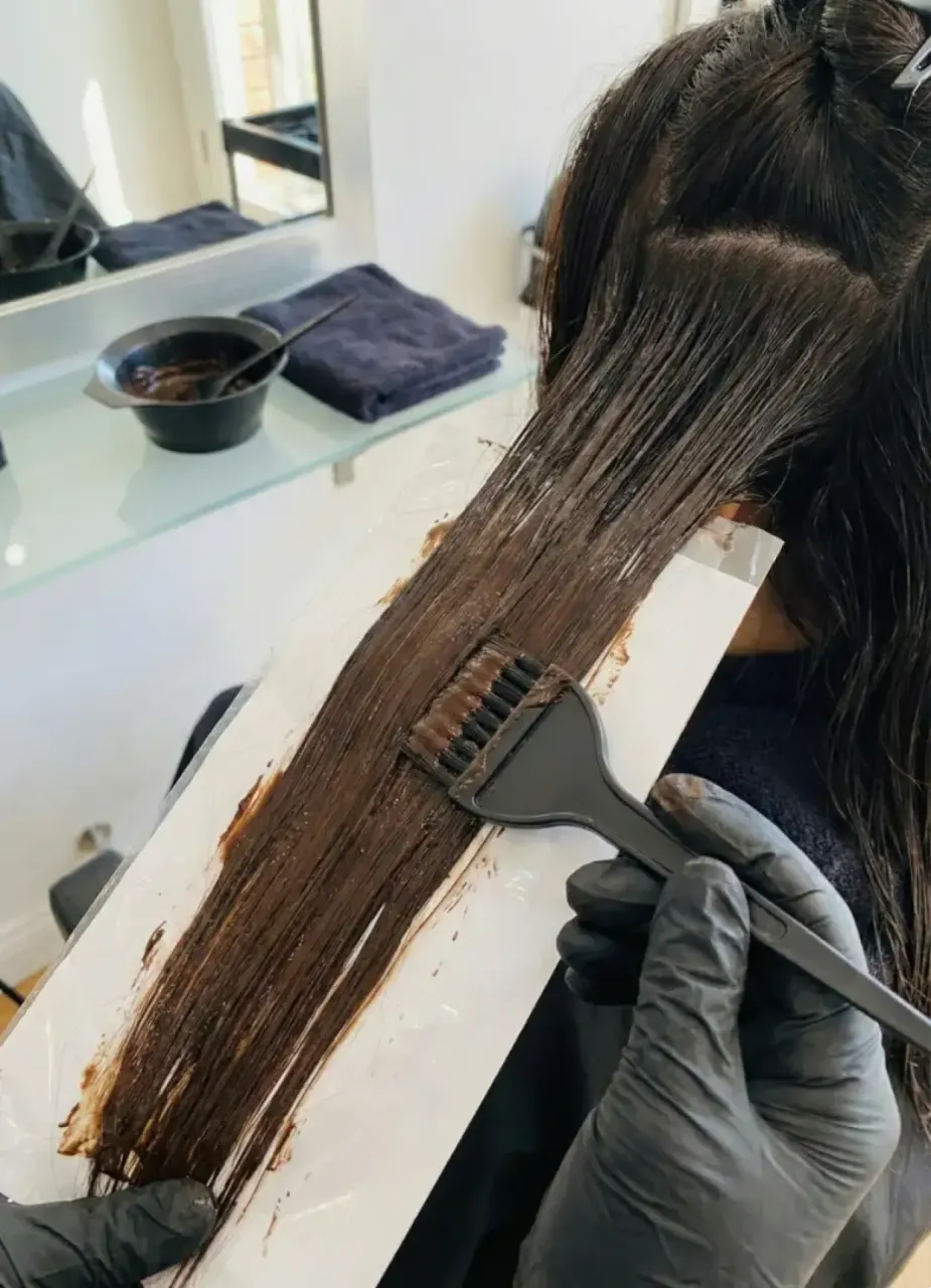 فرشاية صبغ الشعر الاحترافية - لمسة صالون ببيتك 💇‍♀️✨💖 