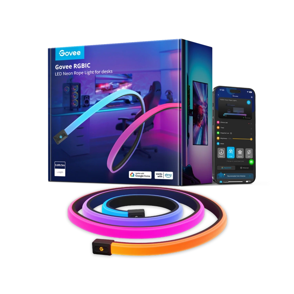 Govee RGBIC LED Neon Rope Light For Desks