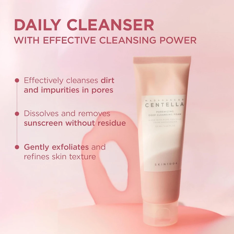 SKIN1004 Madagascar Centella Poremizing Deep Cleansing Foam, 125ml