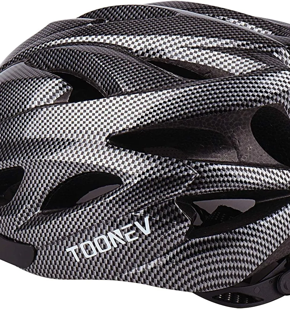 خوذة الدراجة TOONEV للكبار من الرجال والنساء ، تأتي مع ضوء LED  خفيف الوزن قابل للفصل ، مقاس قابل للتعديل من 54 إلى 62 سم