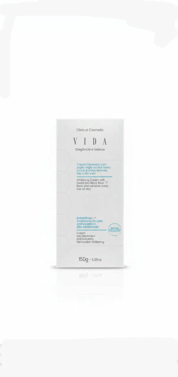 كريم تفتيح بالطين الأسود من البحر الميت VIDA Whitening Cream with Dead Sea Black Mud 