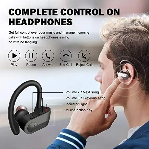 سماعات  CRSCN Bluetooth الرياضية