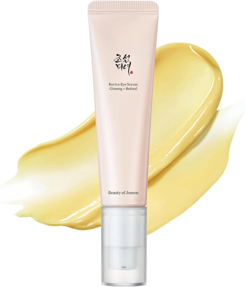 Beauty of Joseon Revive Eye Serum with Ginseng Retinal Niacinamide Korean Eye Cream for Fine Lines, Dark Spots Correcting Puffy Eyes for Face Korean Skincare For Men and Women 30ml