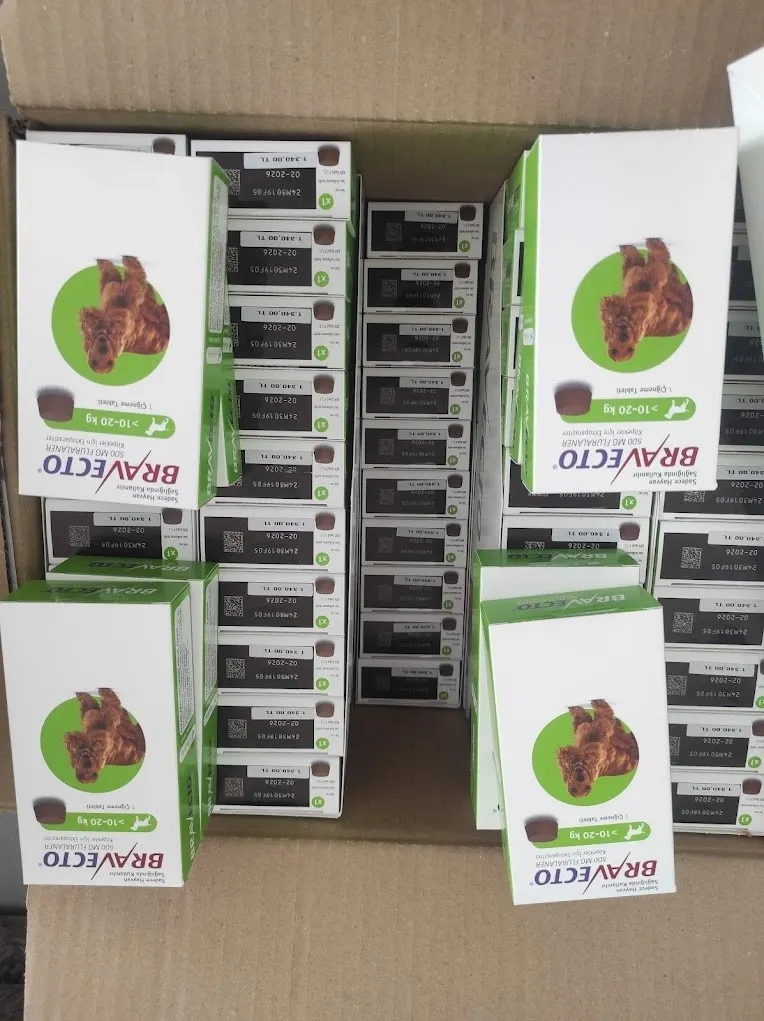 Bravecto Chewable Tablets for Dogs 1000 mg (> 20 - 40 kg) .