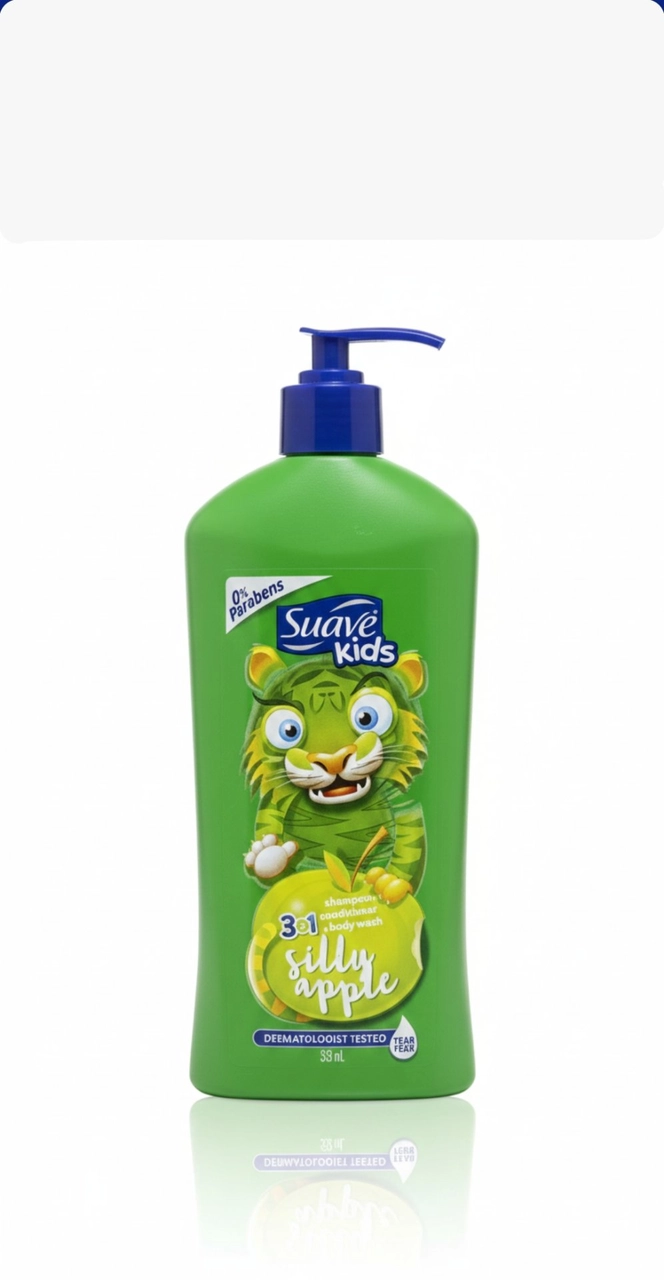 شامبو + بلسم + غسول جسم للأطفال سيللي آبل من سواڤ