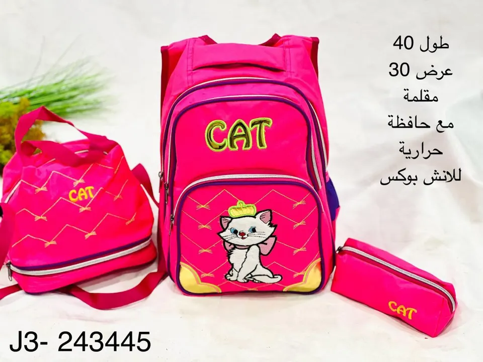 شنطة مدرسية ثلاثية