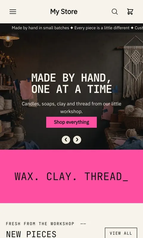 Mashghal - Handmade & Gifts store template