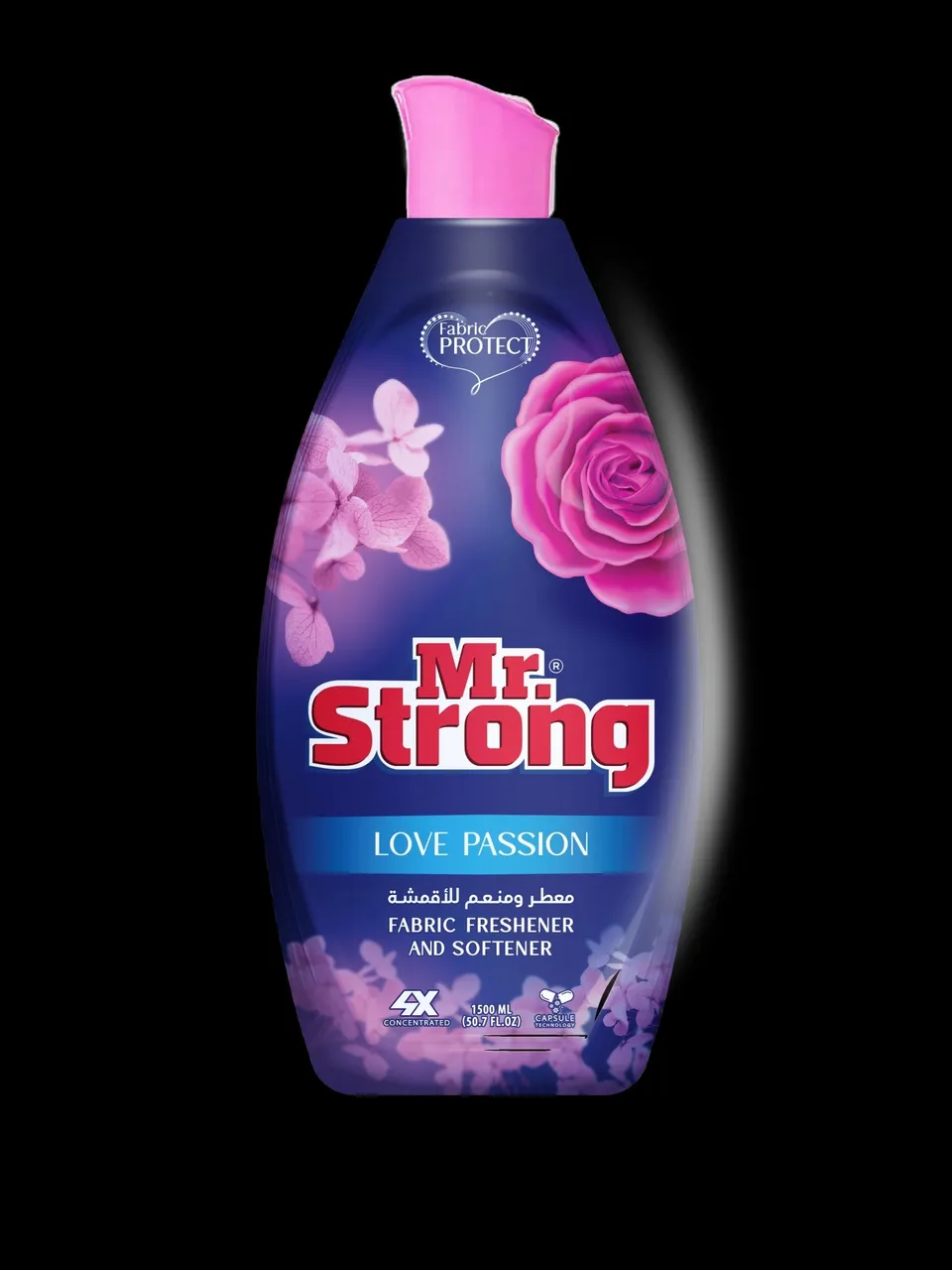 مستر سترونج منعم اقمشة 1.5 لتر زهري  