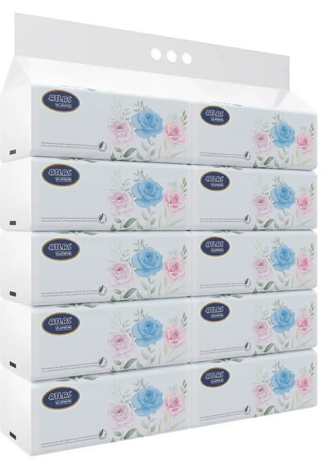 مناديل اطلس 220 منديل طبقتين١٠ عبوات