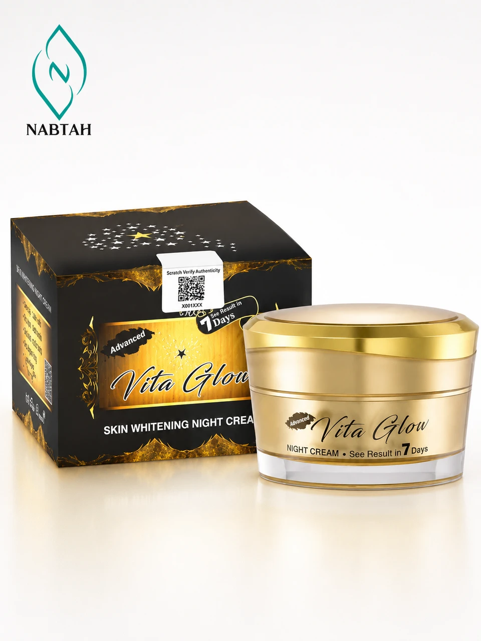 Advanced Vita Glow Skin Whitening Night Cream 