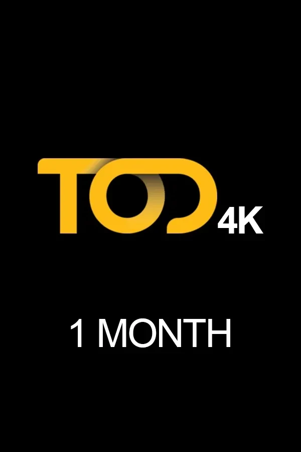 اشتراك TOD بجودة 4K لمدة شهر