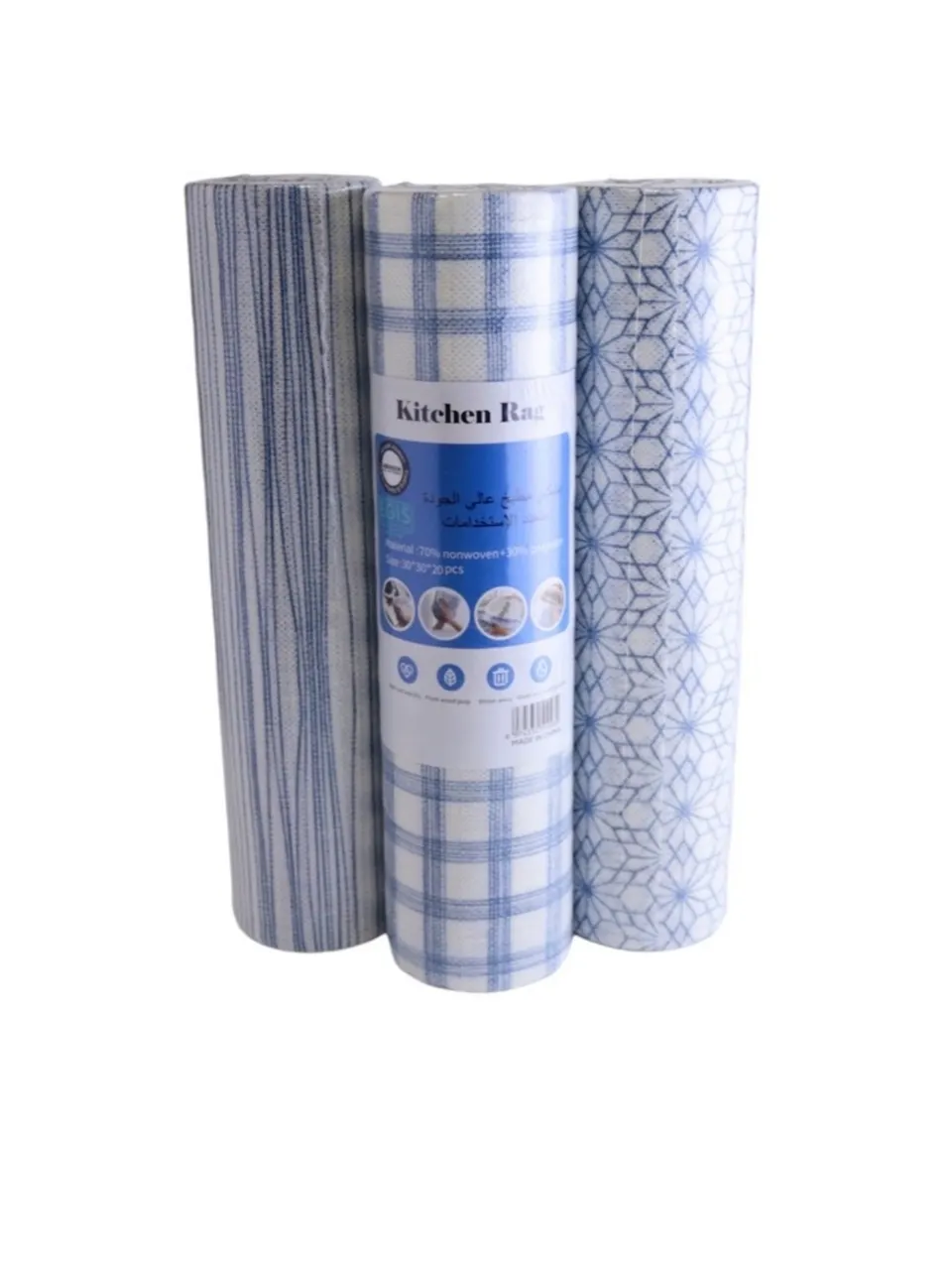 إيجيس منشفة مطبخ متعددة الأغراض 30 × 30 سم، 20 قطعة