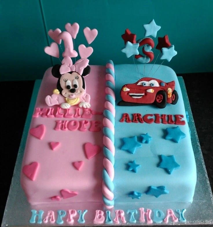 Gâteau d'anniversaire  pour duo