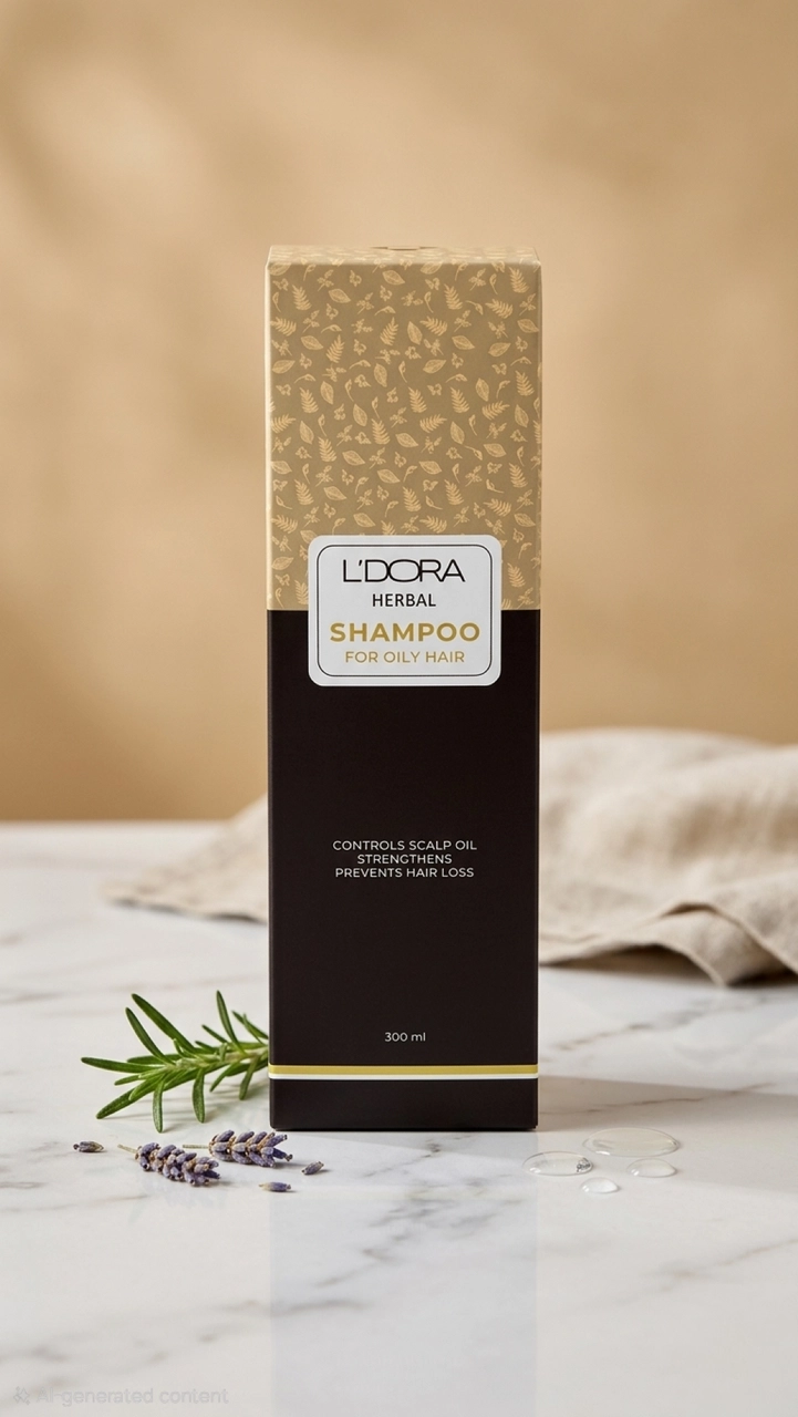 شامبو بالأعشاب للشعر الدهني من ليدورا -L'DORA Shampoo For Oily Hair