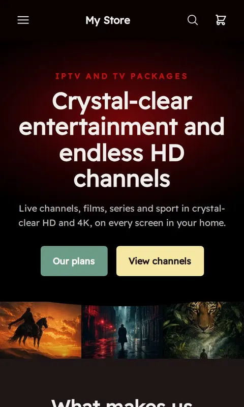 Sahra - IPTV & Streaming store template