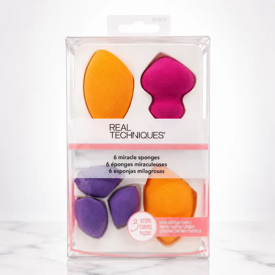 Real Techniques 6 Miracle Sponges Set