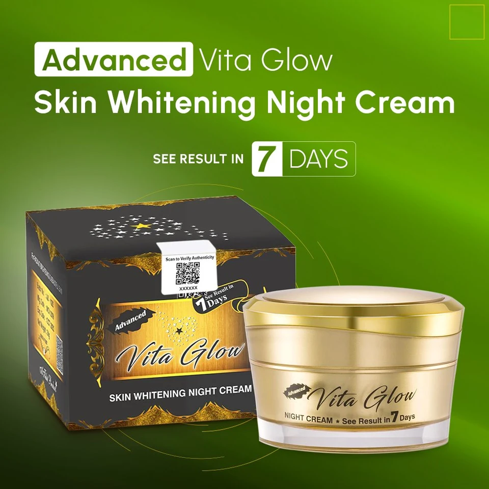 Advanced Vita Glow Skin Whitening Night Cream 