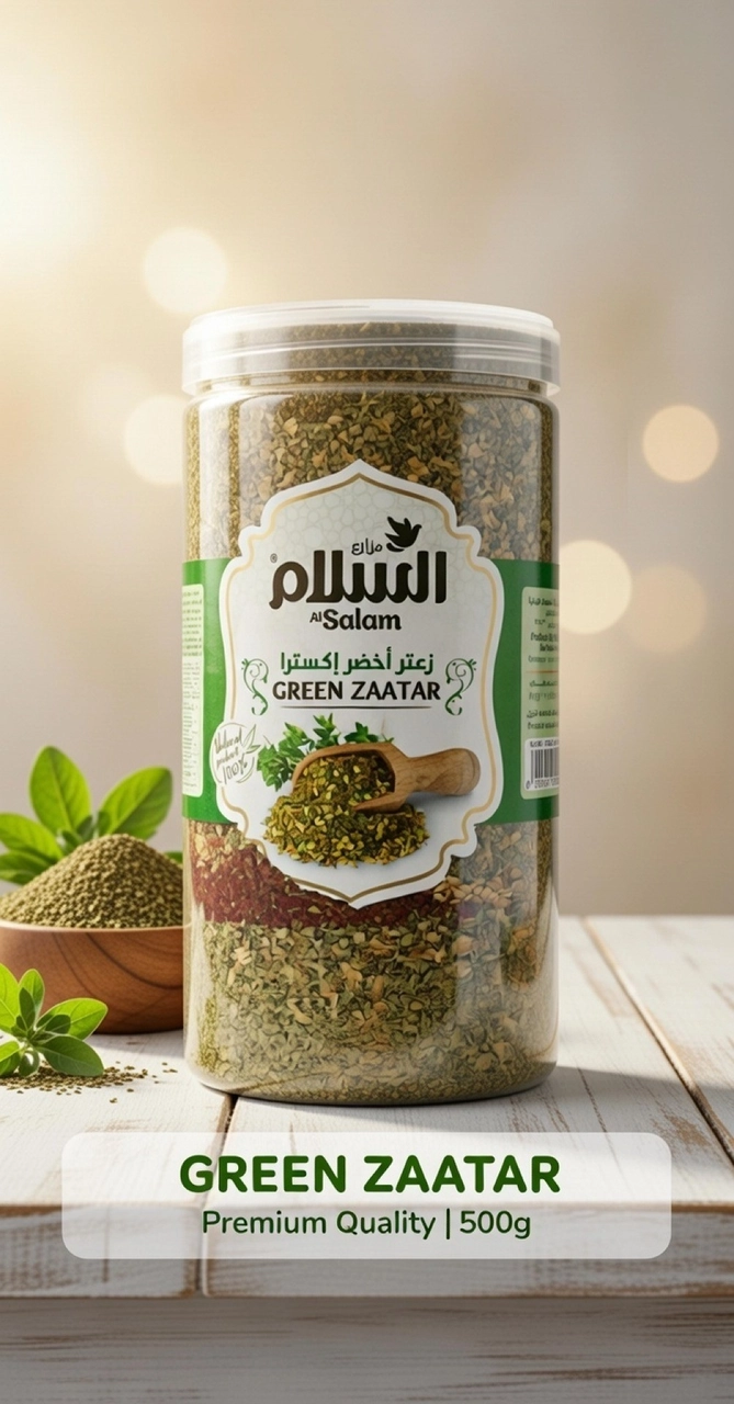 السلام زعتر اخضر كسترا 500غ