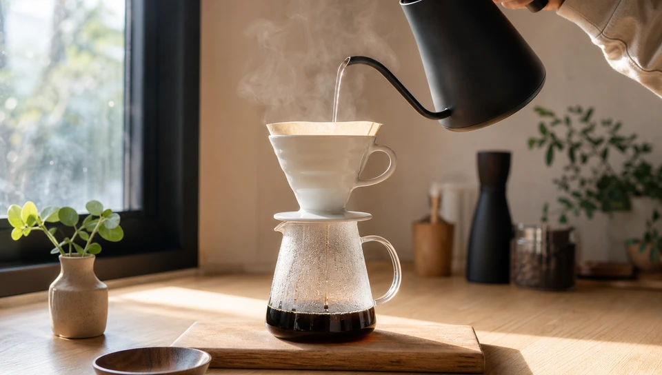 كيف تحضّر قهوة V60 مثالية في البيت