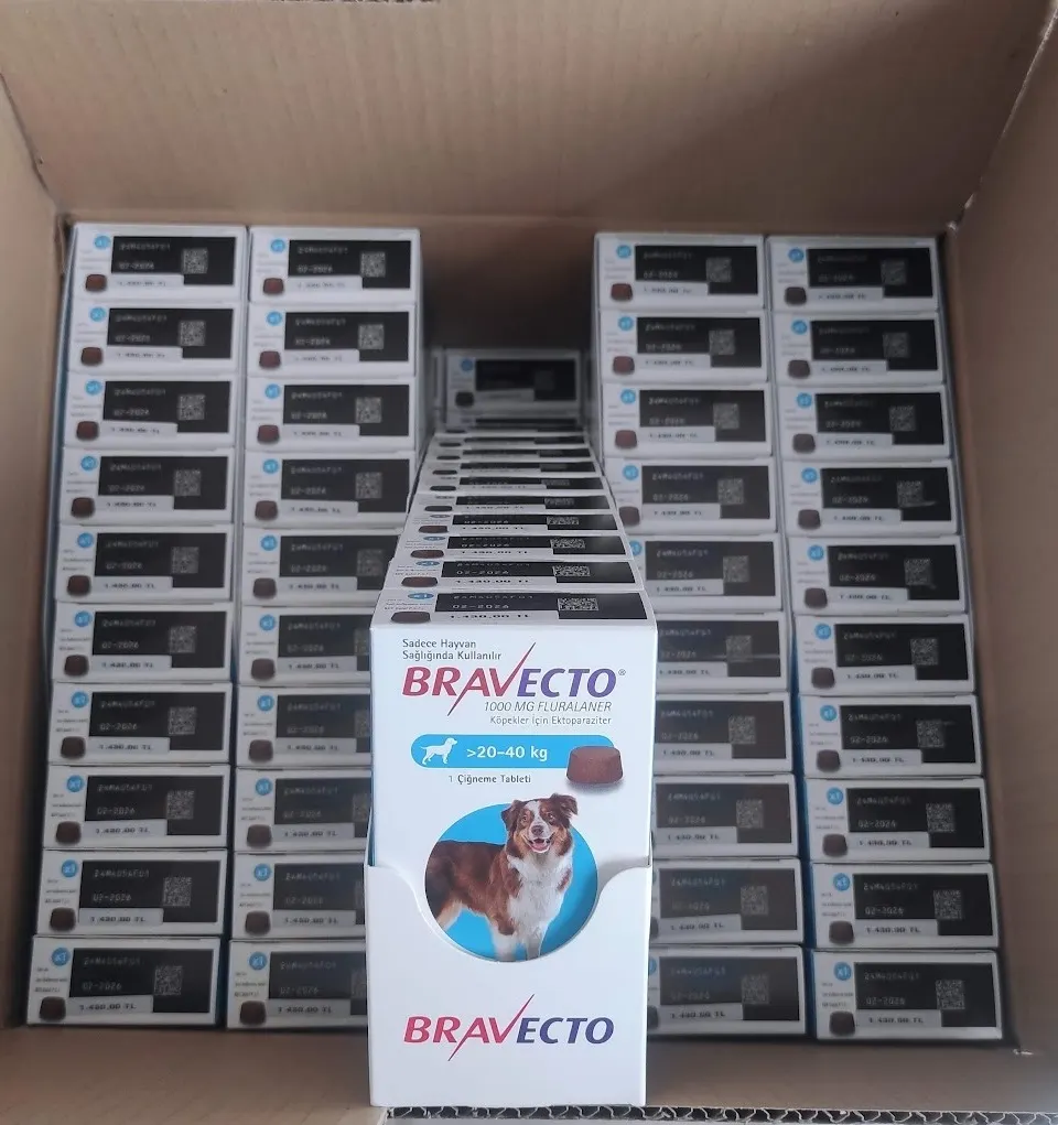 Bravecto chewable tablets for dogs 500 mg (> 10 -20 kg).