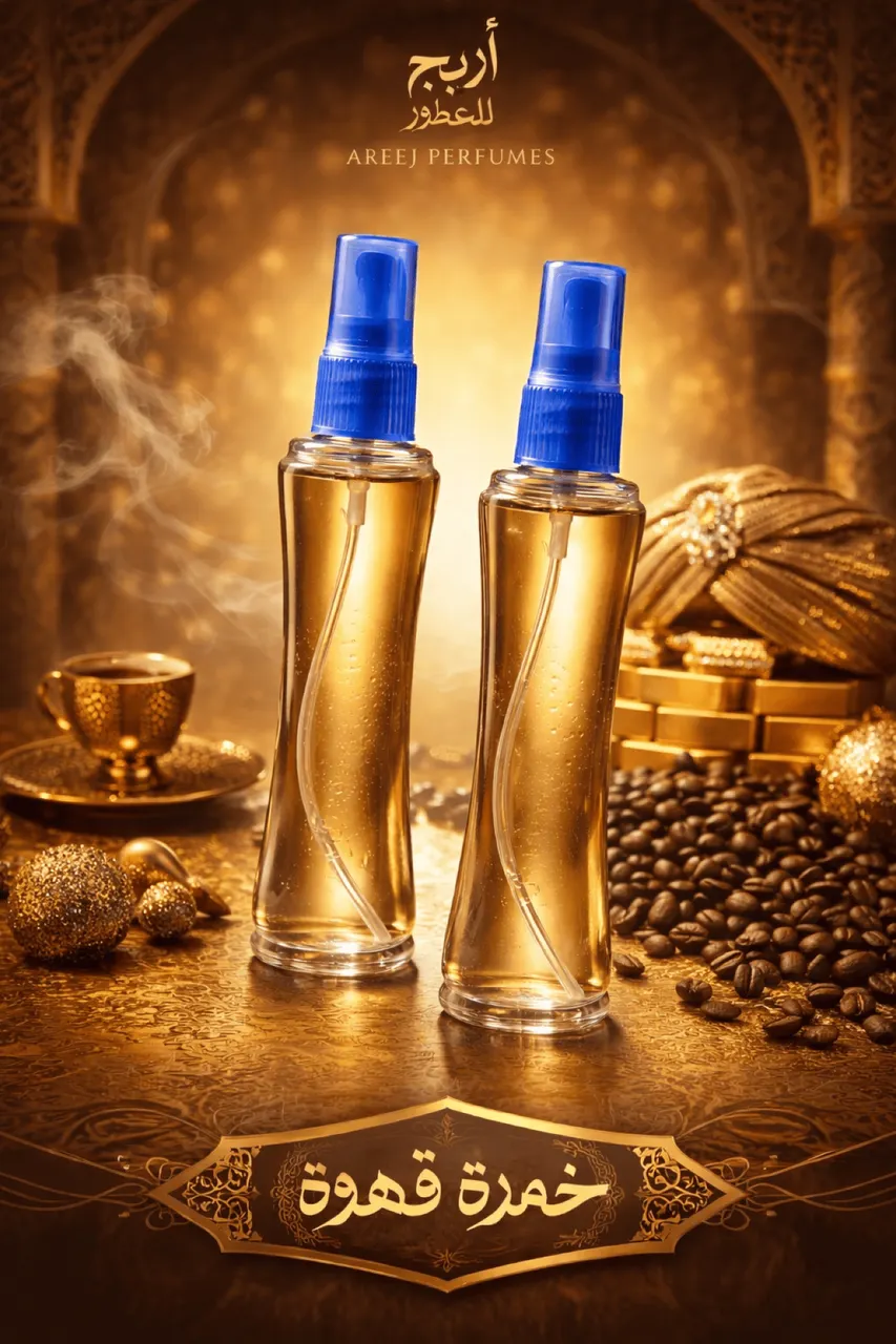 زجاجة عطر خمرة قهوة 50 مل 