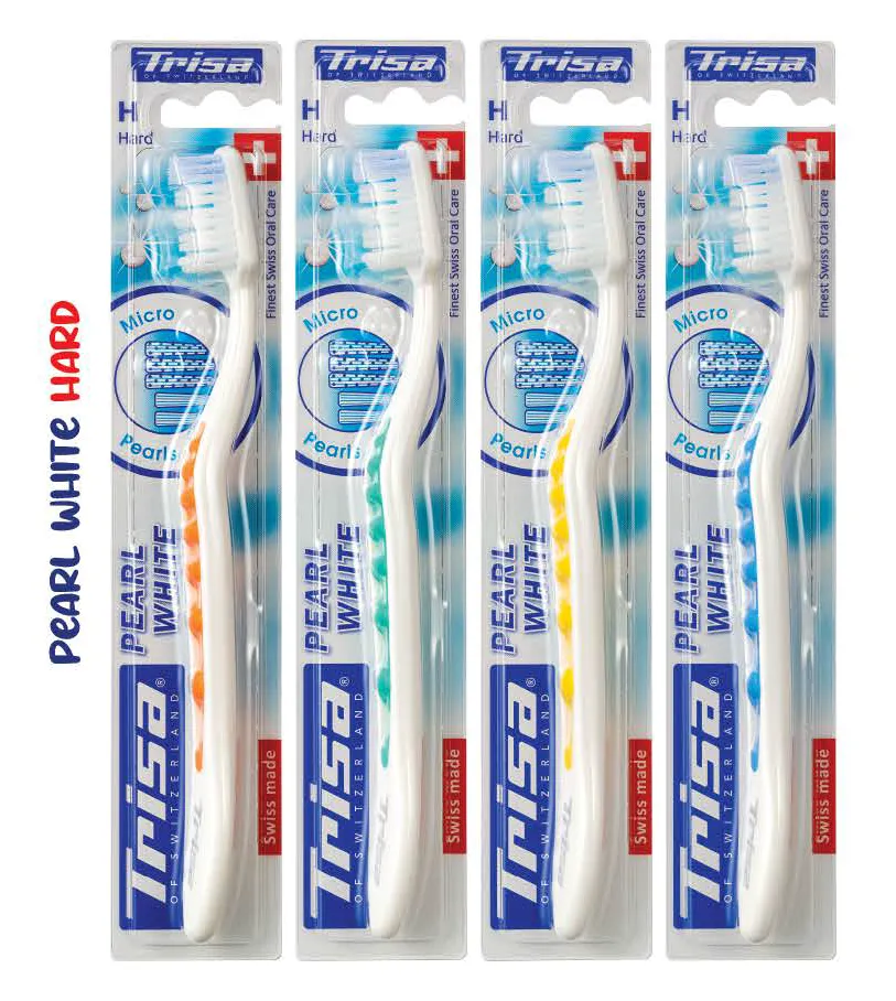 فرشاة اسنان تريسا  Pearl White Hard 