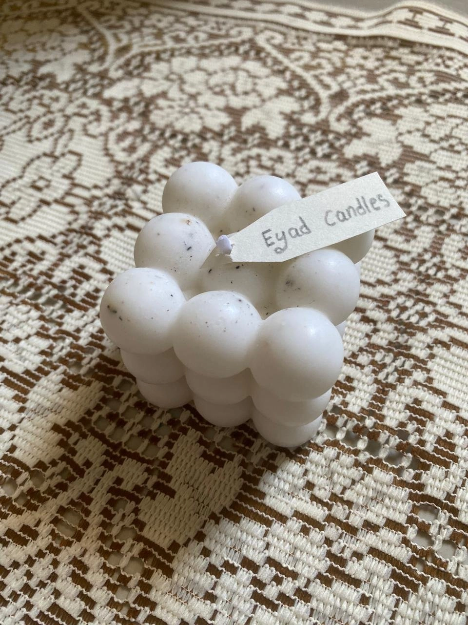 Bubbles candle