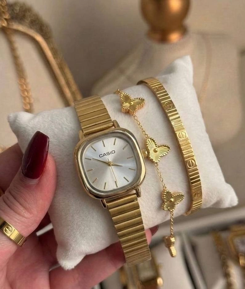 كومبو ساعه Casio 