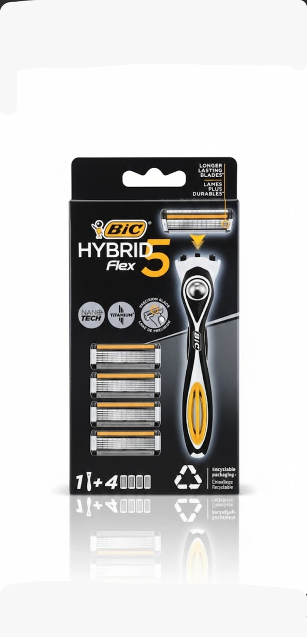 ماكينة حلاقة هايبرد فليكس 5 من بيكBIC Hybrid Flex 5 Razor