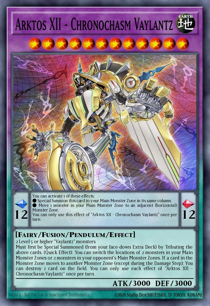 Arktos XII - Chronochasm Vaylantz - PHHY-EN037 - Super Rare - 1st Edition
