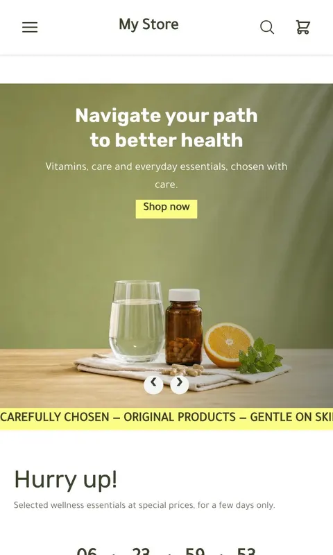 Shifa - Pharmacy & Health store template