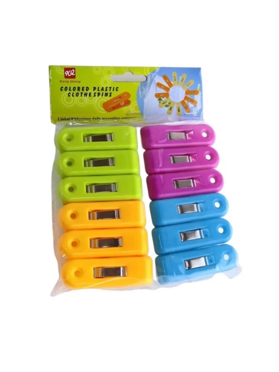 مشابك الغسيل البلاستيكية الملونة